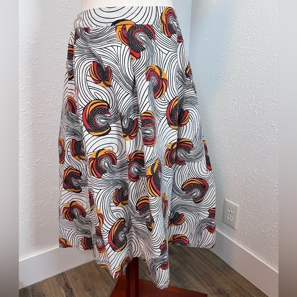World Market 100% Cotton African Print Skirt‎